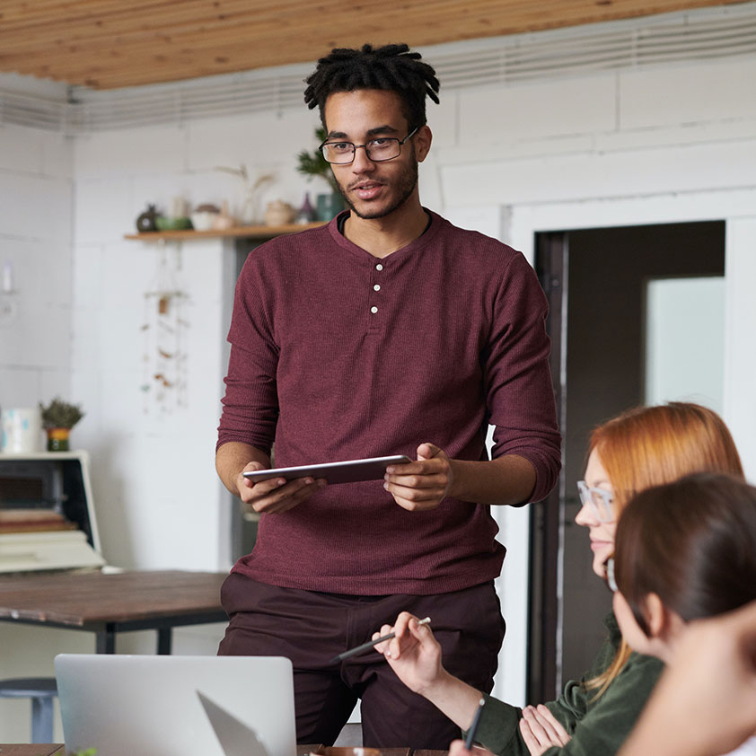 Man Giving Presentation